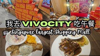 新加坡 VivoCity Mall 享用美味的午餐 新加坡最大的购物中心之一