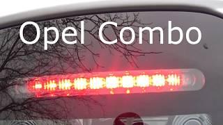 Как снять задний стоп сигнал Opel Combo  .