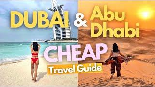 Dubai & Abu Dhabi Budget Travel Guide w Costs & Itinerary 2024 • ₱15000 for 4 DAYS