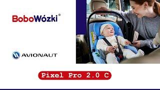 Avionaut Pixel Pro 2.0 C — montaż na pas bezpieczeństwa  BoboWózki®