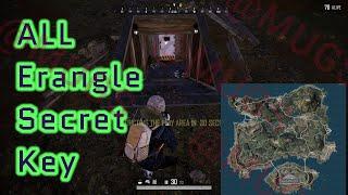 PUBG 2023 Secret Basement Key Location  Map Erangle