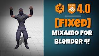 FIXED Mixamo addon for Blender 4