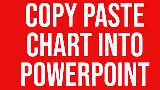 Copy Paste Excel Chart into PowerPoint Using Paste Special
