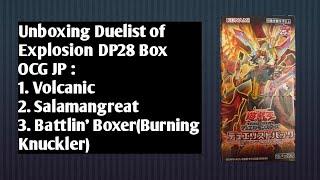Unboxing Duelist of Explosion DP28 Box OCG JP Yu-Gi-Oh