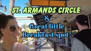 TOUR St. Armands Circle Sarasota Florida & A Great Little Spot for Breakfast & Views