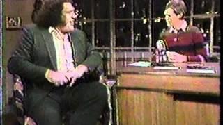 Andre the Giant on Letterman