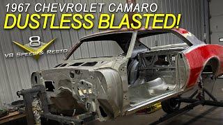 Stripping A 1967 Chevrolet Camaro SS With Dustless Media Blasting  V8 Speed and Resto Shop