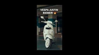 Kolaborasi Vespa X Justin Bieber #vespa #justinbieber #shorts #darius