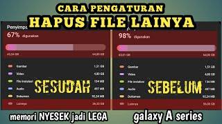 CARA HAPUS FILE LAINYA DI HP SAMSUNG A20 A30 A50 A10