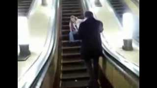 Escalator accident