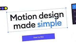 Le meilleur outils de Motion Design 