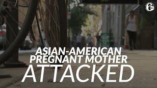 She punched me on my face Asian-American pregnant mother says attack was targeted