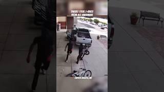 Thieves steal E-Bikes from Ace Hardware store in broad daylight