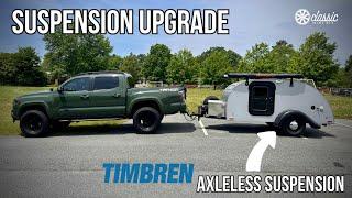 Retrofitting your Teardrop with Timbren Axleless Suspension