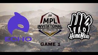 ECHO vs HOMEBOIS Playoff GAME 1 MPL INVITATIONAL