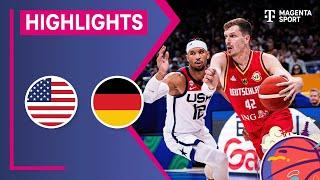 USA – Deutschland Highlights  FIBA Basketball-WM 2023  MAGENTA SPORT