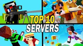 Top 10 BEST Minecraft Servers 2023 SurvivalSkyblockFactions
