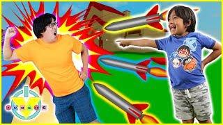Roblox Destruction Sim ROCKET FIRE Lets Play with VTubers Ryan & Daddy