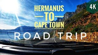 Hermanus to Cape Town South Africa  Road trip  R43  R44 Bettys Bay  Kleinmond  N2