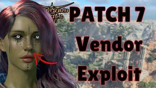 Patch 7 Vendor Bag Exploit  Baldurs Gate 3