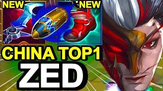 Wild Rift China Top1 Zed Mid - NEW ECLIPSE ZED BUILD RUNES - Supreme Cells Zed Wild Rift Skin