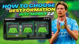 How To Choose The BEST FORMATION in EA FC Mobile 24