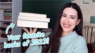 Reading YOUR Best Books of 2023  Vlog 2024