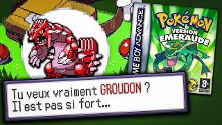 GROUDON est NUL pour FINIR POKÉMON ÉMERAUDE ?