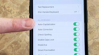 How to Turn Off Keyboard Auto Capitalization on iPhone iOS 16.3.1