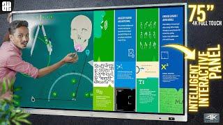 BEST Intelligent Interactive Panel For SchoolsCollegeCorporate Etc  4K Fully Touch 