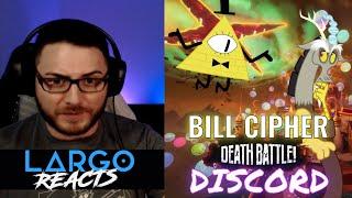 DEATH BATTLE Bill Cipher Vs Discord - Largo Reacts