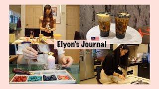 Elyons Journal Ep.10  Just Say Cafe 西  在家做 brownies  逛街  老虎堂波霸奶茶  练舞  冬菇亭美食中心  日常VLOG