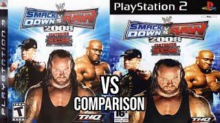 WWE Smackdown Vs Raw 2008 PS3 Vs PS2