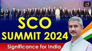 SCO Summit 2024 PM Modi  S Jaishankar  Indias Role and Challenges  UPSC  Around the World