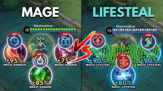 Alice Mage Build vs Alice Lifesteal Build - Build Top 1 Global Alice  MLBB