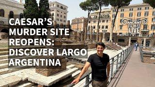 Julius Caesars assassination site reopens Largo Argentina 4 Republican Temples
