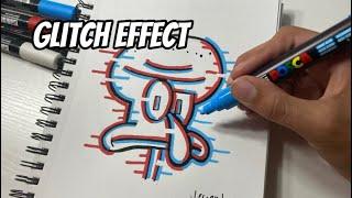 How To Draw The Glitch Effect Like a Pro Easy Tutorial