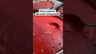 Domates salçanızı kendiniz yapın #reklam #pratiktarifler #cooking #eating