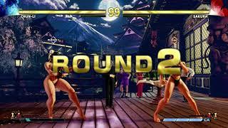 SFV PC Mod  Chunli Metal Monokini VS Sakura Wind Bikini MOD