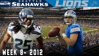 Stafford Takes on The Baby Legion of Boomers Seahawks vs. Lions 2012  NFL Vault Highlights