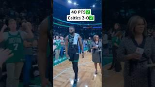 Jaylen Brown WALKS OFF with 40 Pts & The Celtics go up 2-0 in the series #Shorts