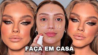 MAKE PARA SHOWS E FESTAS  MAQUIAGEM PARA FAZER *EM CASA*