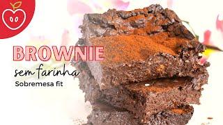 BROWNIE FIT de banana  Doce de banana  #Short