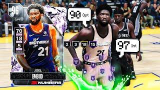 FREE PINK DIAMOND JOEL EMBIID GAMEPLAY HE IS A TOP CENTER IN NBA 2K24 MYTEAM