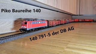 Piko 51940 51939 Sound Neuheit Expert Baureihe 140 DB AG140 791 Vorstellung und fahrt mit Güterzug