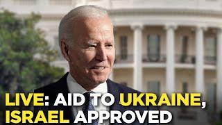 Biden speaks on Ukraine Israel foreign aid expected to sign bill Watch live