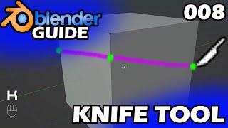 SCHNEIDEN MIT DEM KNIFE-TOOL The Blender Guide Blender Tutorial Deutsch  German S1-E008