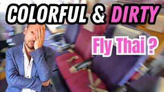 Is this the STATE of Thai Airways?  Thai B777-200 Economy Class