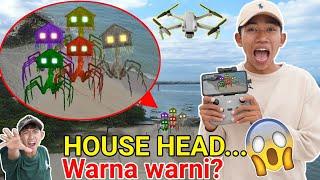 DRONE MENANGKAP NAMPAK M0NST3R HOUSE HEAD WARNA WARNI??  Drama Parodi  Mikael TubeHD