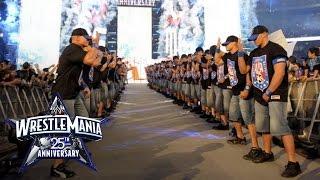 An army of John Cenas make their WrestleMania entrance WrestleMania 25